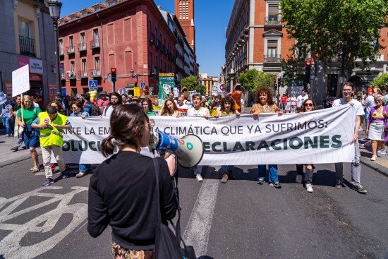 Manifestació No passaran en defensa del clima
