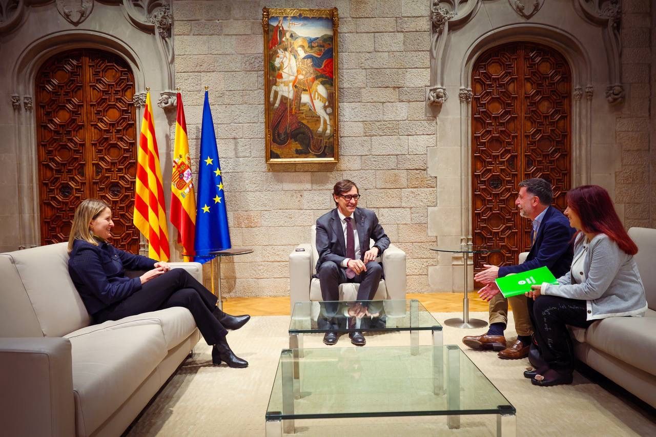 Reunión en la Generalitat catalana